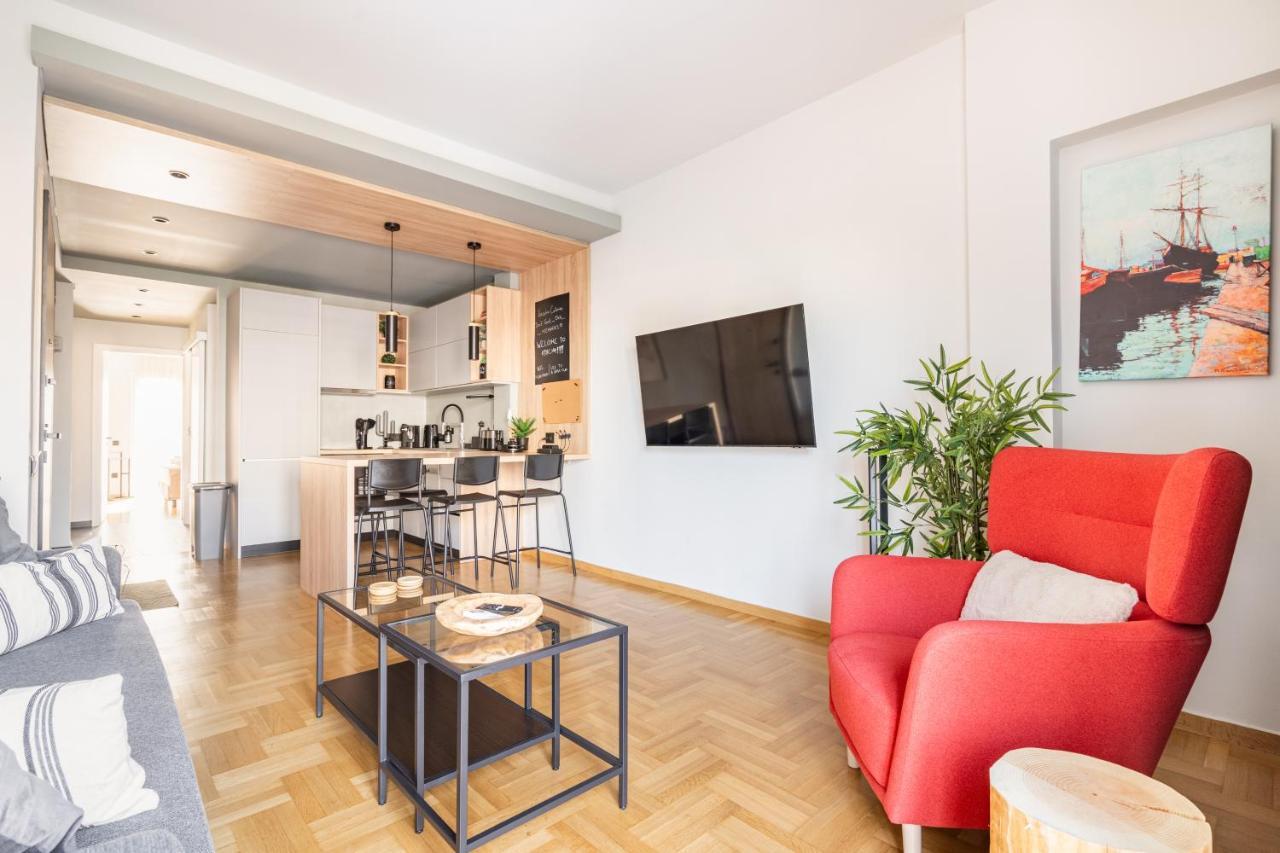 Athena Blue Lux Apartments 2Br 2Ba With City Skyline View, Near Kolonaki Athens Luaran gambar