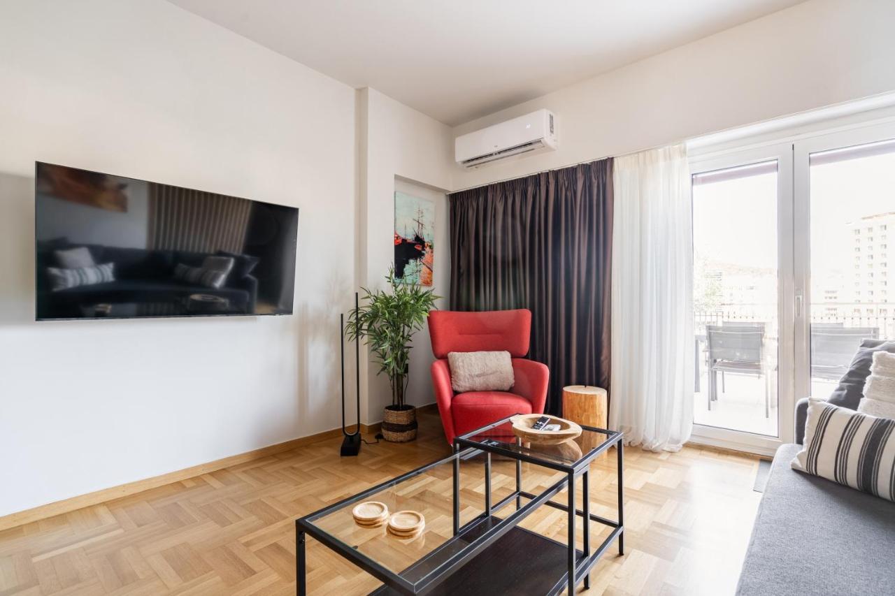 Athena Blue Lux Apartments 2Br 2Ba With City Skyline View, Near Kolonaki Athens Luaran gambar