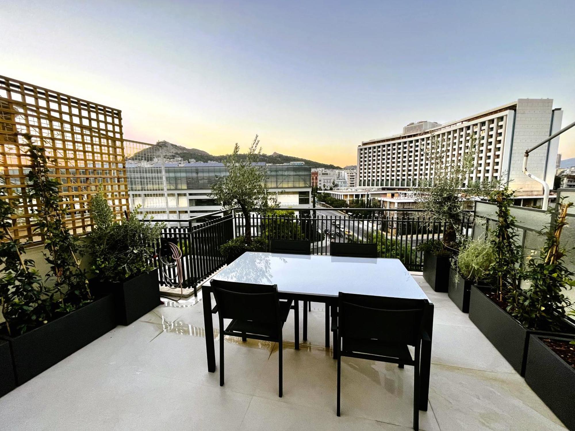 Athena Blue Lux Apartments 2Br 2Ba With City Skyline View, Near Kolonaki Athens Luaran gambar